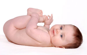Baby on back